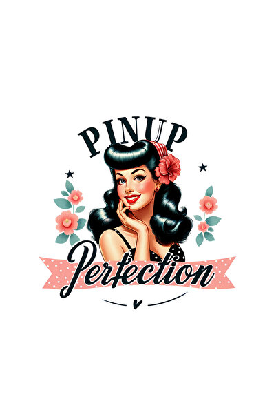 StoryGift Romania Sticker 15 Cm Cu Mesajul "pinup Perfection", Ilustratie, St...