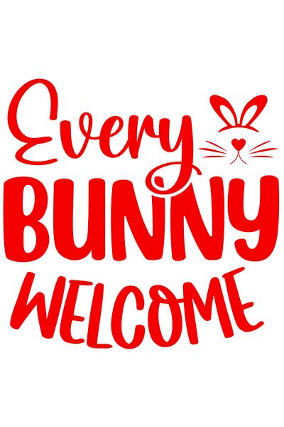 StoryGift Romania Sticker Eticheta 40CM Exterior pentru iubitorii de iepuri cu mesajul in engleza "Every bunny w
