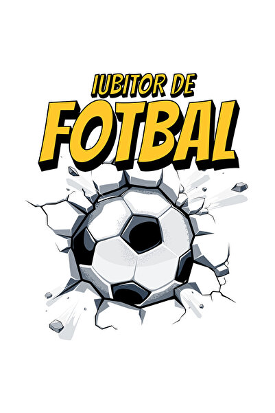 StoryGift Romania Sticker Autocolant 70CM cu Lovitura Minge Fotbal Lovitura P...