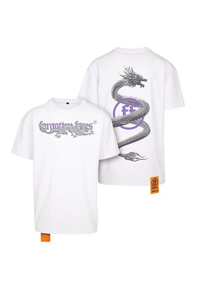 Forgotten Faces Herren Dragon Oversized Tee