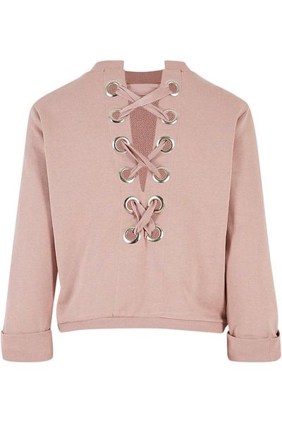 DEF Herren Lace-up Sweatshirt