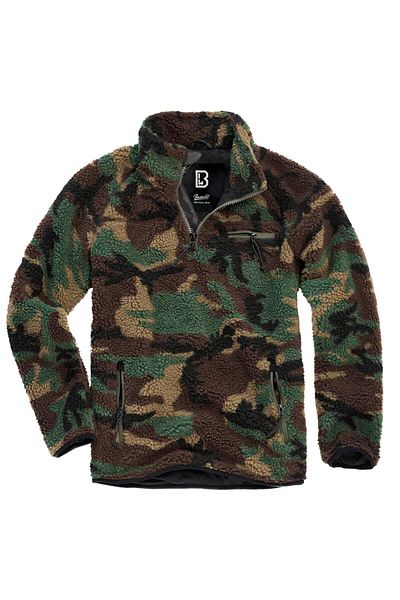 Brandit Herren Teddyfleece Troyer