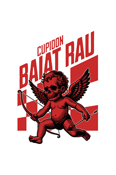 StoryGift Romania Sticker Adeziv 90CM Adeziv cupidon baiat rau Valentine's Da...