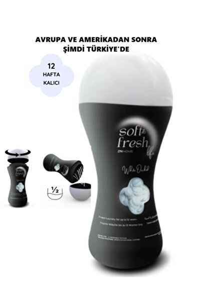 Soft&Fresh Life Granül Çamaşır Parfümü & Boncuk Yumuşatıcı 12'Lİ BEYAZ ORKİDE