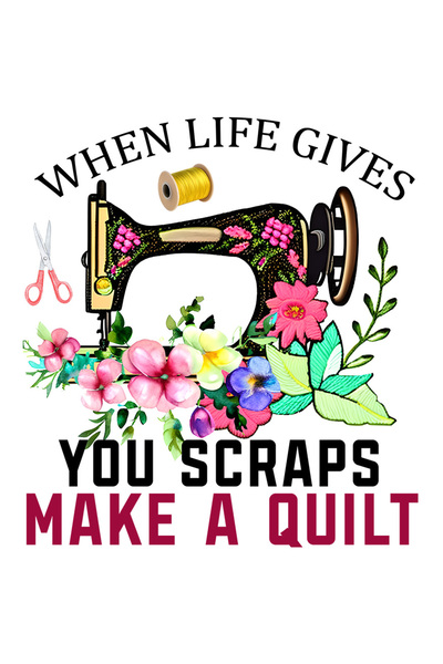 StoryGift Romania Sticker Autocolant 70CM cu mesajul "When life gives you scr...