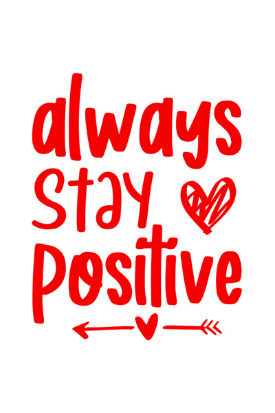 StoryGift Romania Sticker Autocolant 70CM Exterior cu textul "Always stay pos...