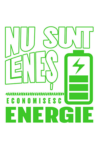 StoryGift Romania Sticker Adeziv 90CM Adeziv Text haios Nu sunt leneș. Sunt p...