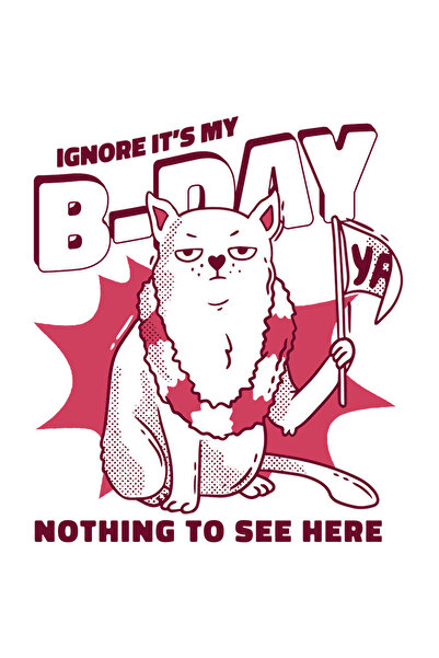 StoryGift Romania Sticker Eticheta 40CM Cu Pisica Suparata Cu Colier Din Flor...