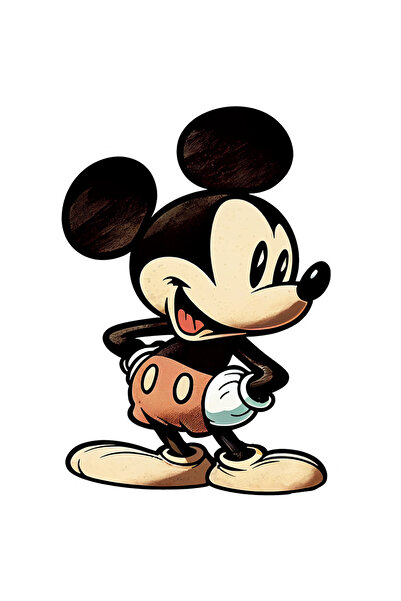 StoryGift Romania Sticker Autocolant 70CM Cu Mickey Mouse, Desene Animate, Desenele Copilariei, Disney Channel,