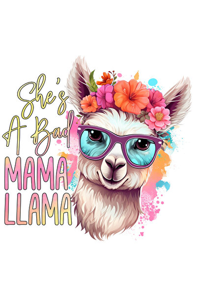 StoryGift Romania Sticker Adeziv 90CM cu lama cu flori in cap cu mesajul "She...