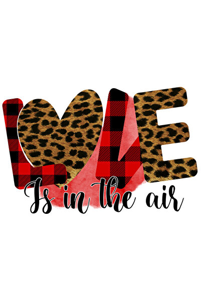 StoryGift Romania Sticker Adeziv 90CM cu mesajul "Love is in the air", iubire...