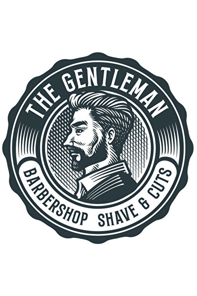 StoryGift Romania Sticker Adeziv 90CM Cu Mesaj The Gentleman Barbership Shave...