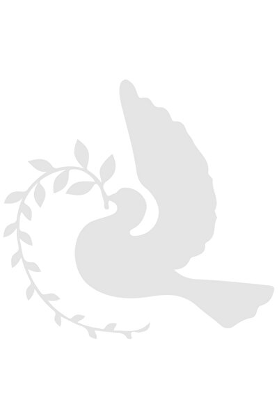 StoryGift Romania Sticker Eticheta 40CM Exterior cu o porumbita care tine o r...