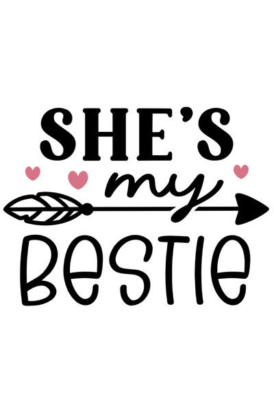 StoryGift Romania Sticker Adeziv 90CM Cu Sageata, Text In Engleza She's My Be...