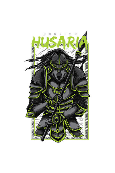 StoryGift Romania Sticker Autocolant 70CM Cu Silueta Om Razboinic In Tinuta N...