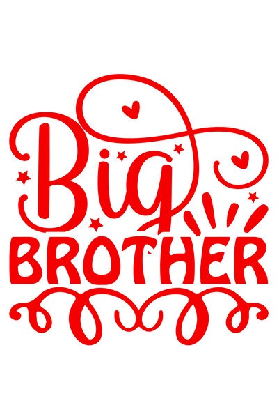 StoryGift Romania Sticker Exterior cu inimioare si stelute pentru un frate ma...