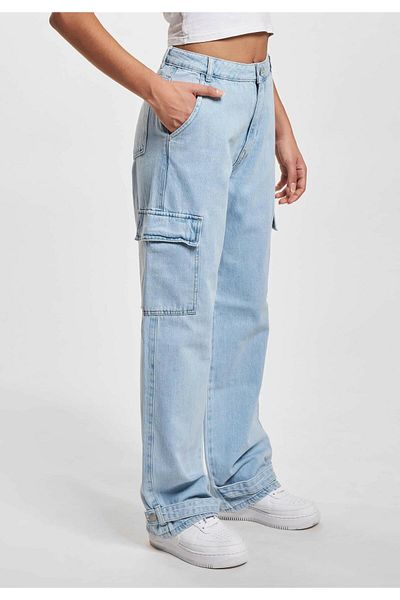 DEF Damen Cargo Pants Denim