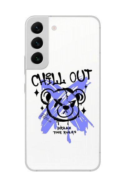 Dali Design حافظة شفافة متوافقة مع هاتف Samsung Galaxy S22+ بتصميم Graffiti 8
