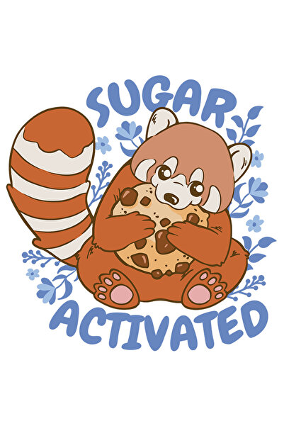 StoryGift Romania Sticker Cu Mesaj In Engleza Sugar Activated, Flori, Panda R...