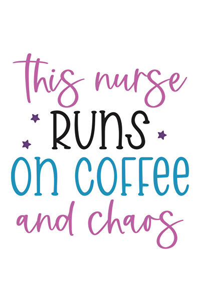 StoryGift Romania Sticker Autocolant 70CM Cu Text In Engleza This Nurse Runs ...