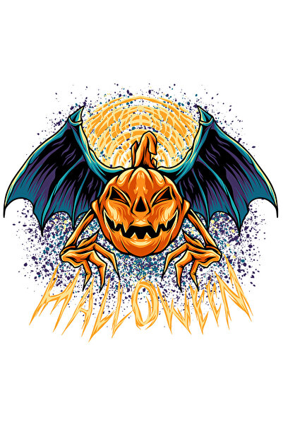 StoryGift Romania Sticker Eticheta 50CM Cu Halloween: Dovleac, Luna, Gheare, ...