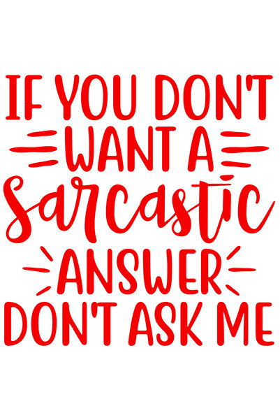 StoryGift Romania Sticker Autocolant 70CM Exterior pentru cei care dau doar raspunsuri sarcastice , Vinyl Rosu, 70 cm