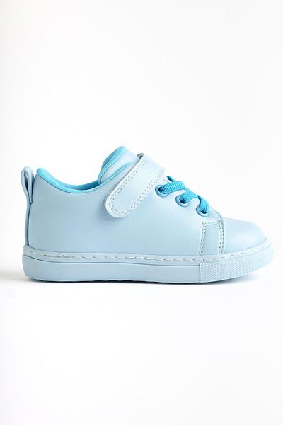 Limoya Pantofi sport pentru bebeluși cu șireturi Daisy Blue