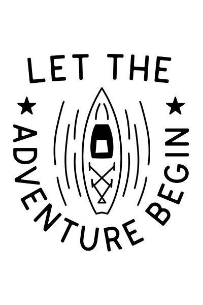 StoryGift Romania Sticker Cu Mesaj Let The Adventure Begin, Barca Pe Apa, Calea Printre Munti, Zona Montana,