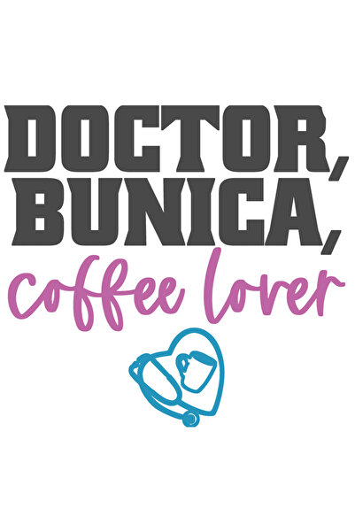 StoryGift Romania Sticker Eticheta 50CM Cu Text Doctor, Bunica, Coffee Lover,...