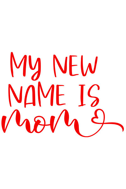 StoryGift Romania Sticker Exterior pentru cea care tocmai a devenit mama cu mesaj in limba engleza , Vinyl R