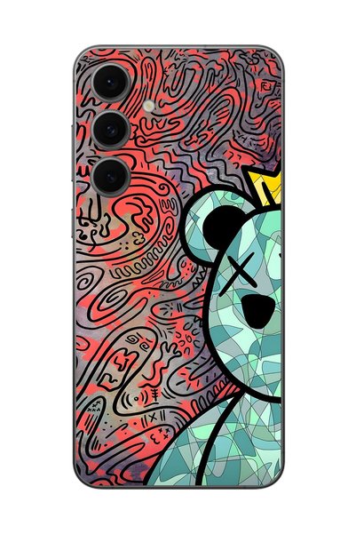 Dali Design حافظة شفافة متوافقة مع هاتف Samsung Galaxy S24 FE مع تصميمات Graf...
