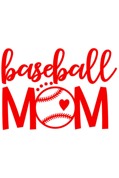 StoryGift Romania Sticker Autocolant 30CM Exterior cu o minge de baseball pentru o mama de sportiv cu mesajul in