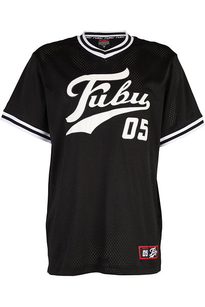 FUBU Fbmq12112blk Varsity Mesh T-shirt