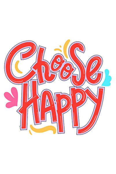 StoryGift Romania Sticker Eticheta 40CM Cu Text Romantic In Engleza Chose Hap...