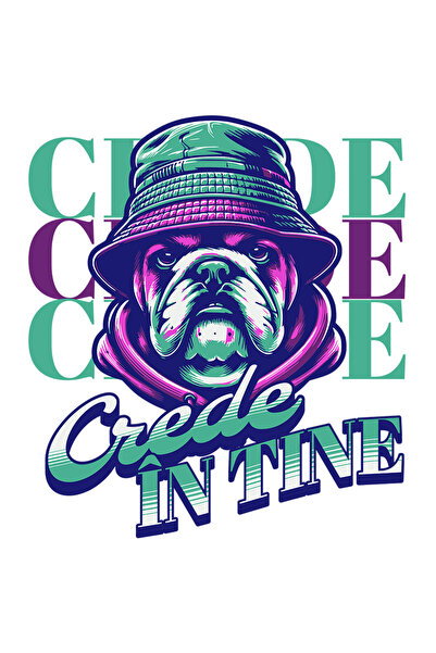 StoryGift Romania Sticker Adeziv Caine Pug Cu Palarie Basca Si Mesaj Motivati...