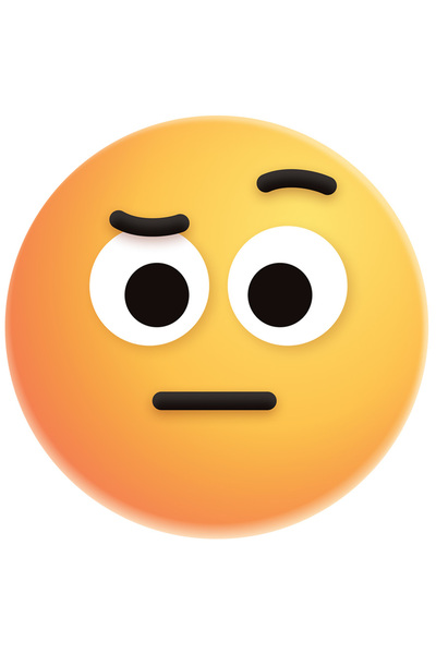 StoryGift Romania Sticker Autocolant 70CM Cu Emoticon, Emoji, Confuz, cu Marg...