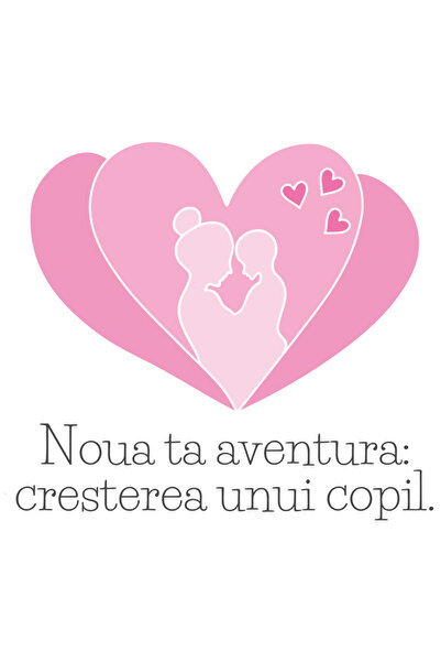 StoryGift Romania Sticker Eticheta 50CM Cu Text Noua Ta Aventura: Cresterea U...