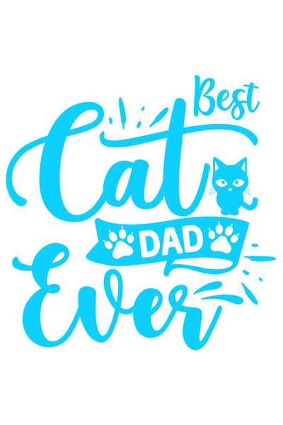StoryGift Romania Sticker Exterior pentru cel mai tare tata crescator de pisici dintotdeauna - feline , Viny