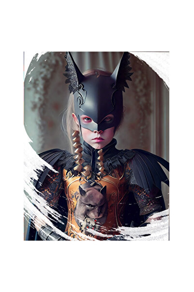 StoryGift Romania Sticker Autocolant 70CM Cu Portret Regina Carnavalului, Fat...