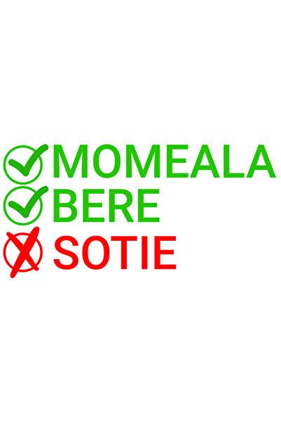 StoryGift Romania Sticker Autocolant 70CM cu Mesaj Haios In Limba Roamna List...