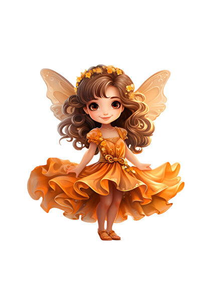 StoryGift Romania Sticker Adeziv 90CM cu o fetita dragalasa care poarta o roc...