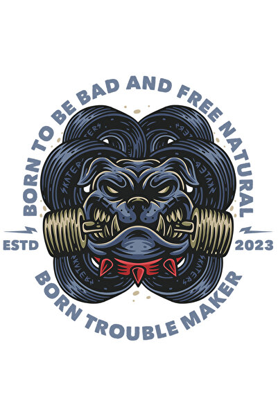 StoryGift Romania Sticker Autocolant 70CM Cu Mesaj In Engleza Born To Be Bad ...