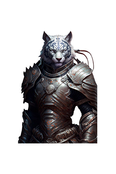 StoryGift Romania Sticker Autocolant 70CM cu Portret Pisica Razboinica, Custo...