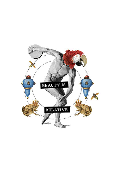 StoryGift Romania Sticker Autocolant 70CM Personalizata Statuie Figurina, Barbat Arunca un Disc, Papagal, Broasc