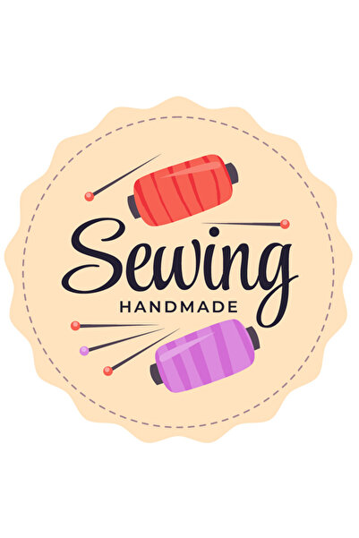 StoryGift Romania Sticker Adeziv 90CM Cu Mesaj In Engleza Sewing Handmade, Croitorie, Cusut, Ata, Mulina, Boldur