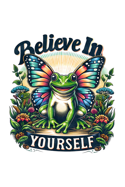 StoryGift Romania Sticker Autocolant 70CM cu o broasca cu aripi de fluture cu...