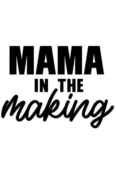 StoryGift Romania Sticker Eticheta 50CM Exterior pentru o femeie gravida cu m...