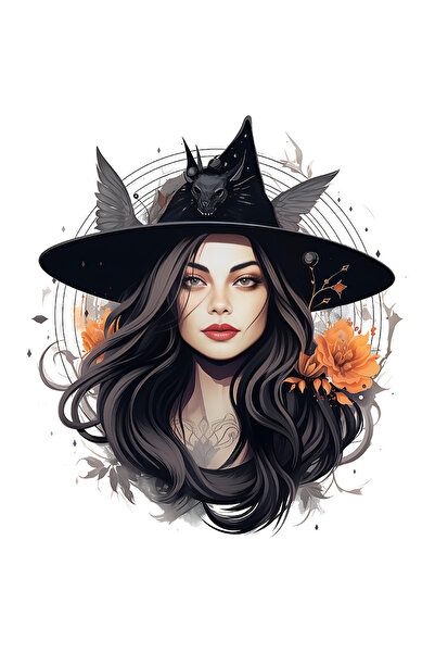 StoryGift Romania Sticker Eticheta 40CM cu o iepuroaica, ilustratie, rochie, ...