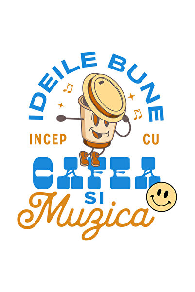 StoryGift Romania Sticker Autocolant 70CM cu Pozitie de dans Pahar De cafea T...