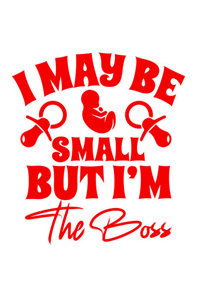 StoryGift Romania Sticker Exterior pentru bebelusi cu mesajul "Poate ca sunt ...